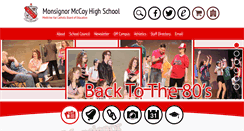 Desktop Screenshot of mccoyhighschool.ca